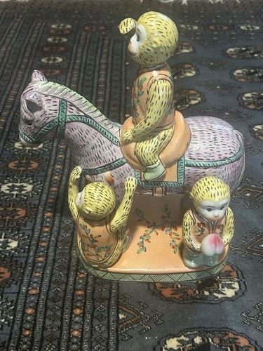 Vintage asian monkey - vintage, ceramic